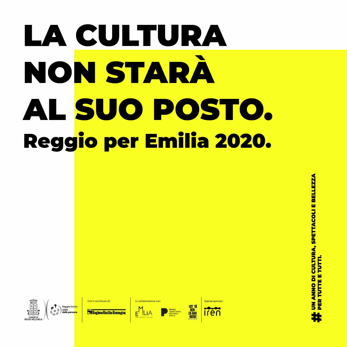 Reggio per EMILIA 2020 Happy Minds evidenza