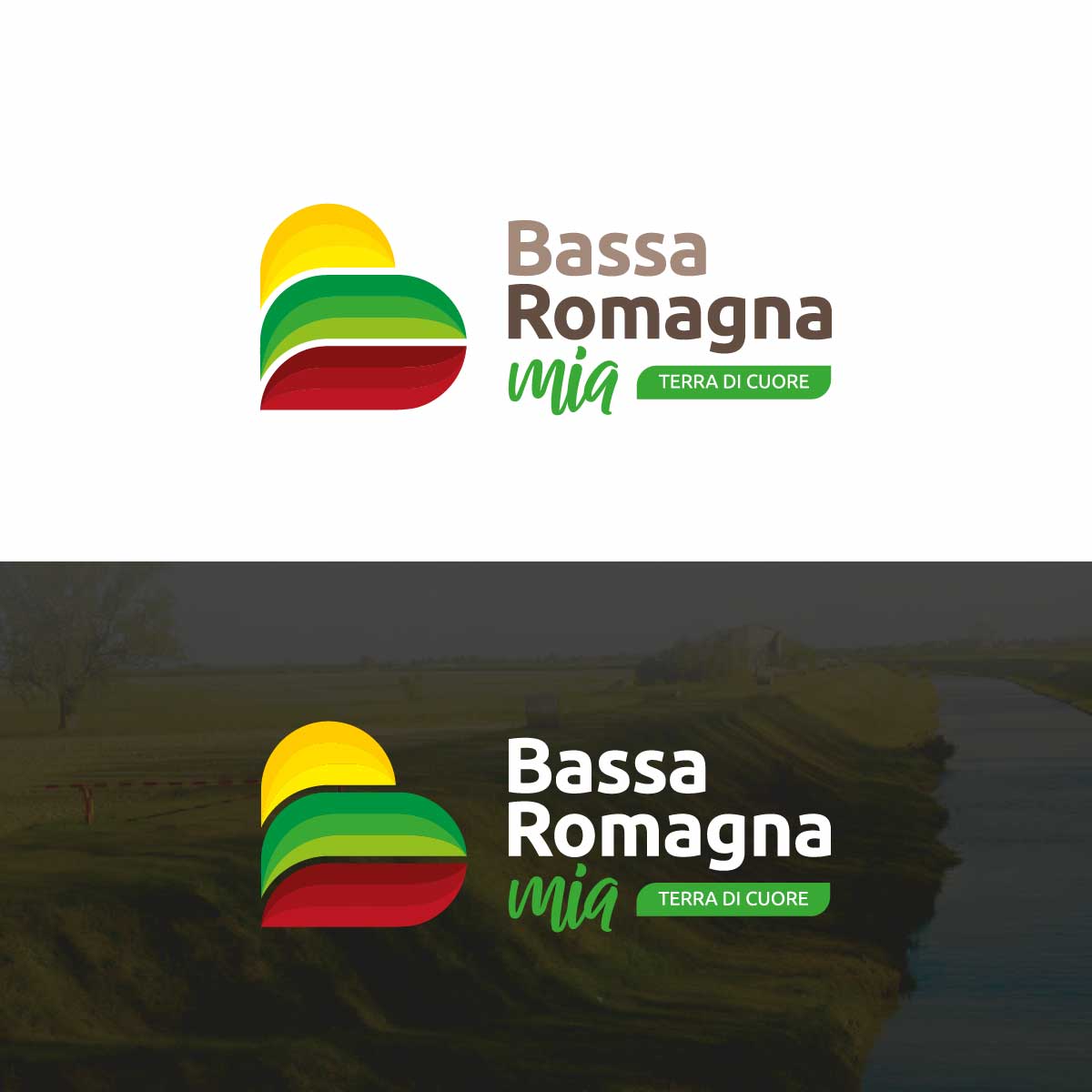 bassa romagna mia portale turismo branding logo 3